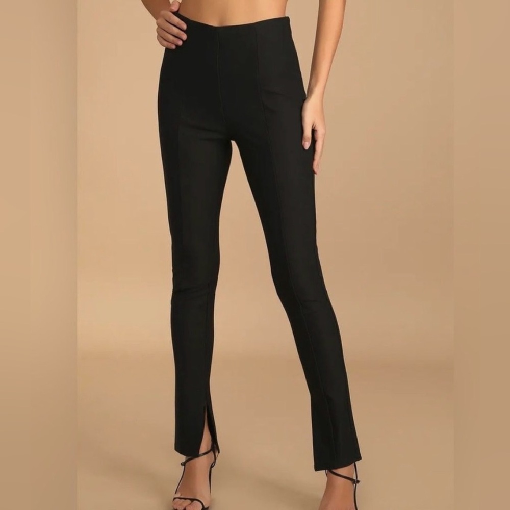 Ann Taylor Side Split Hem Trousers